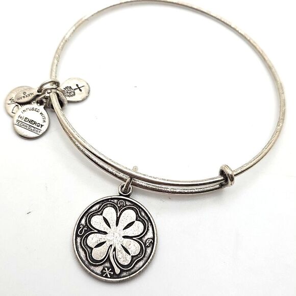 Bracelets by Alex and Ani set Silvertone and Goldtone Hardware - Picture 3 of 6